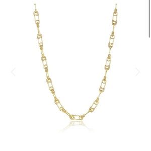Melinda Maria safety pin necklace
